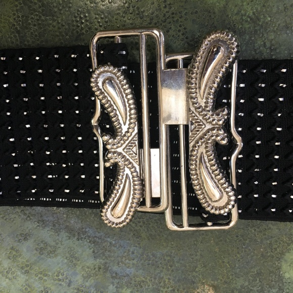 Retro Chic Vintage Butterfly Buckle Stretch Belt - Picture 5 of 7
